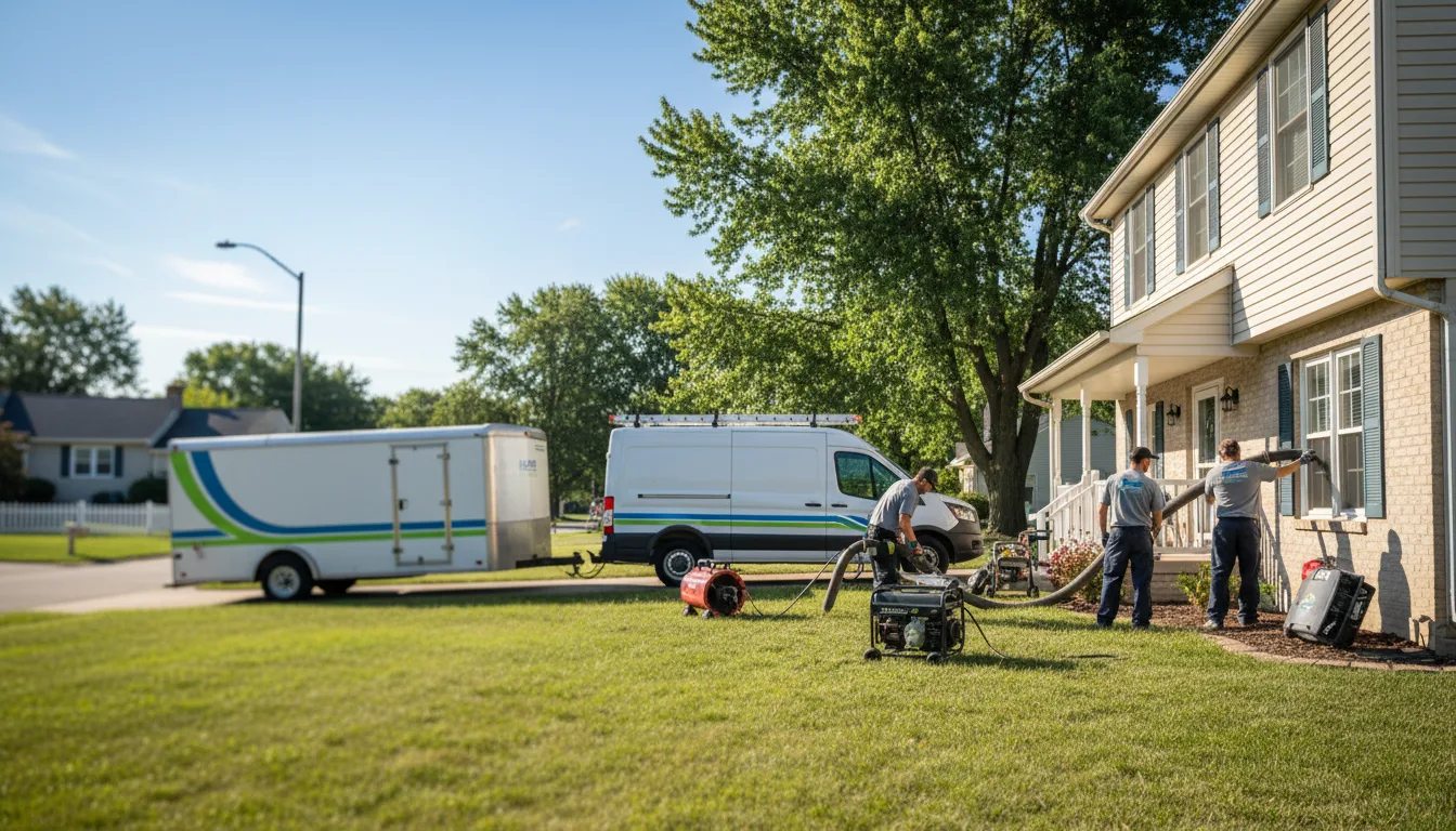 Flooded Basement Restoration And Cleanup With Repair in Elliott, IA near me